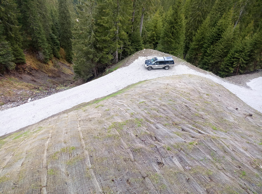 FOTO 11b - Realizzazione e ripristino viabilità forestale - Pista Forestale Pierabeck - Forni Avoltri immagine NEW